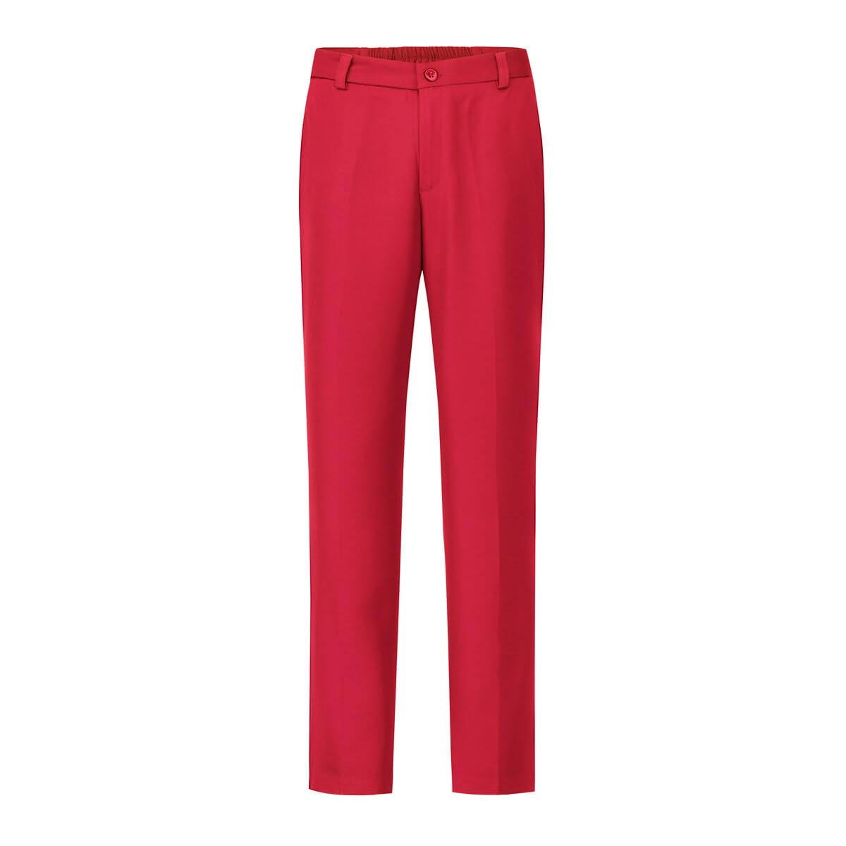 Women's Double Breasted 2 Piece Suit Set 2 Button Blazer Jacket and Pants Red