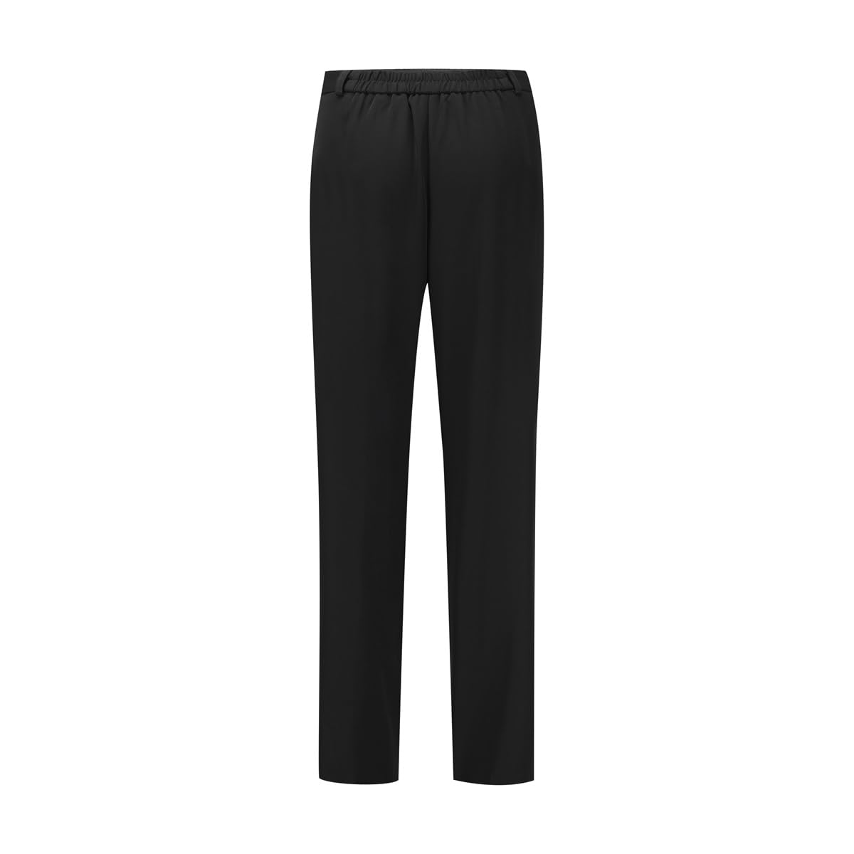 YUNCLOS Women's 2 Piece Business Office Suit Set One Button Short Sleeve Blazer Jacket and Suit Pants Black