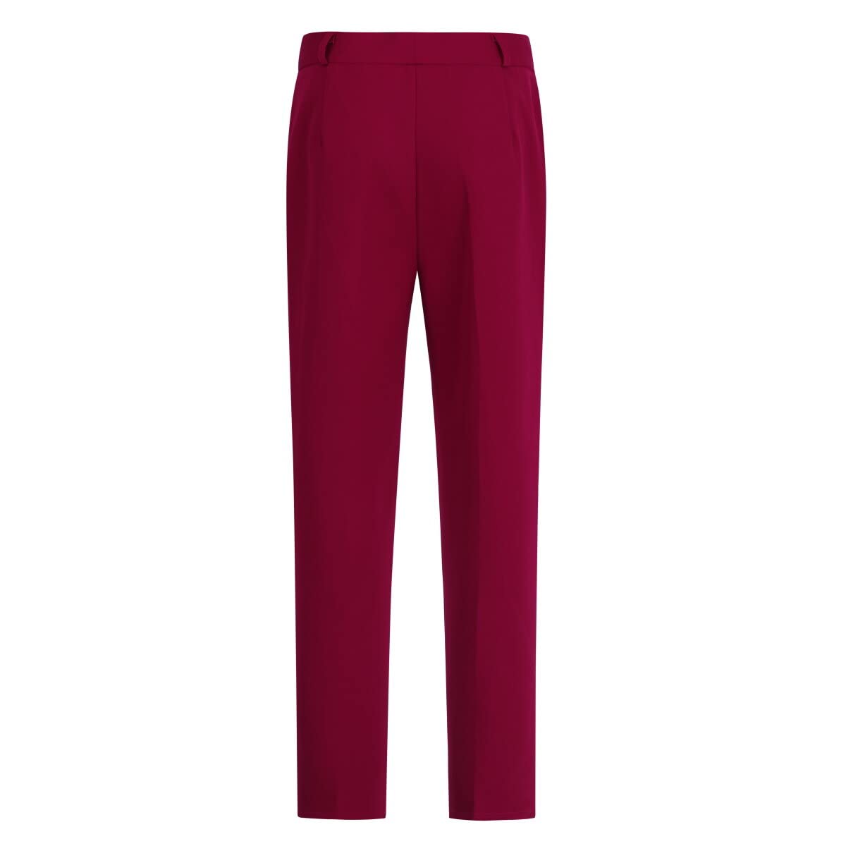 YUNCLOS Women's 2 Piece Slim Fit Work Suit Set Two Button Blazer and Pants Wine Red