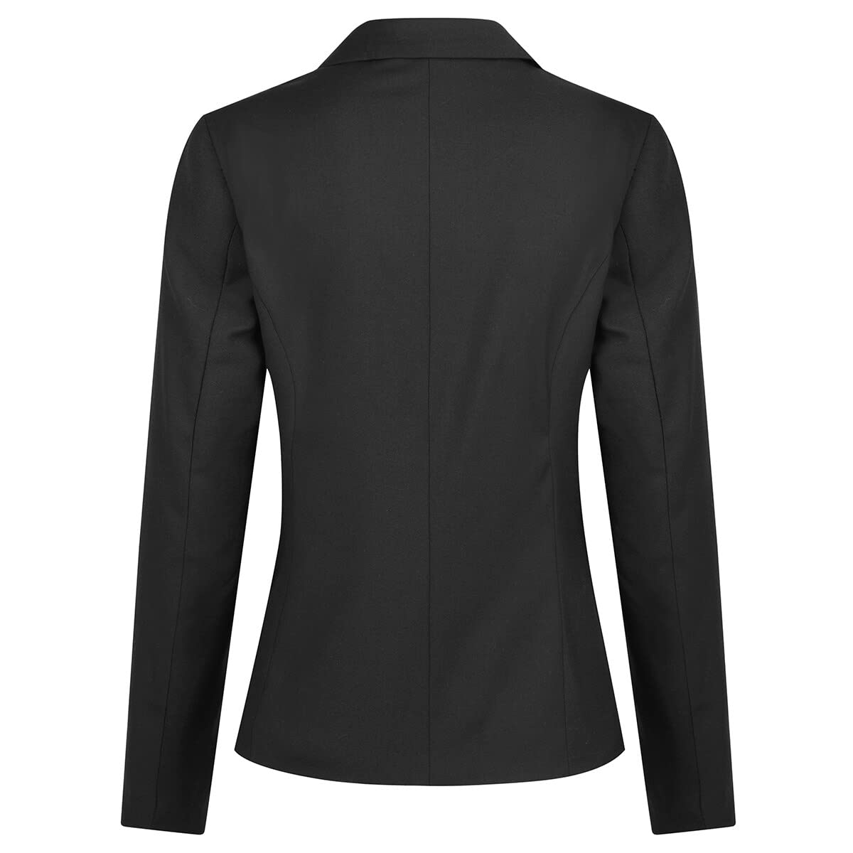 YUNCLOS Women's Casual Long Sleeve Button Slim Work Office Blazer Jacket Black