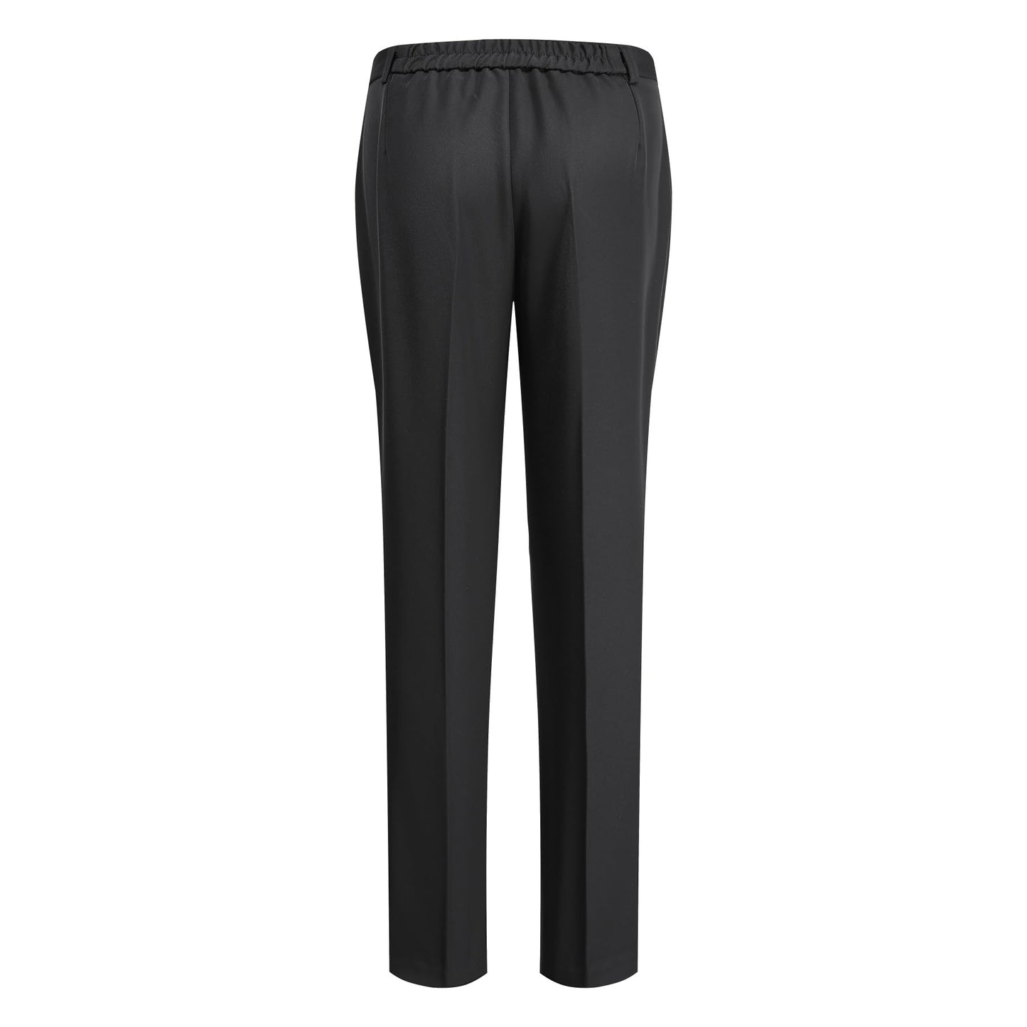 YUNCLOS Women's 2 Piece Office Lady Business Suit Set Slim Fit Blazer Pant Coal Black
