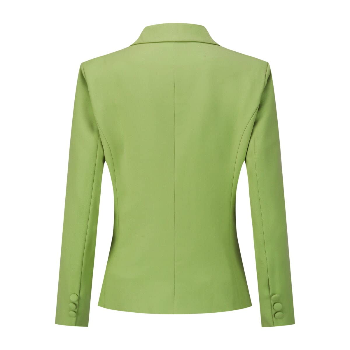 YUNCLOS Women's 2 Piece Double Breasted Suit Set Two Button Blazer and Pants Green