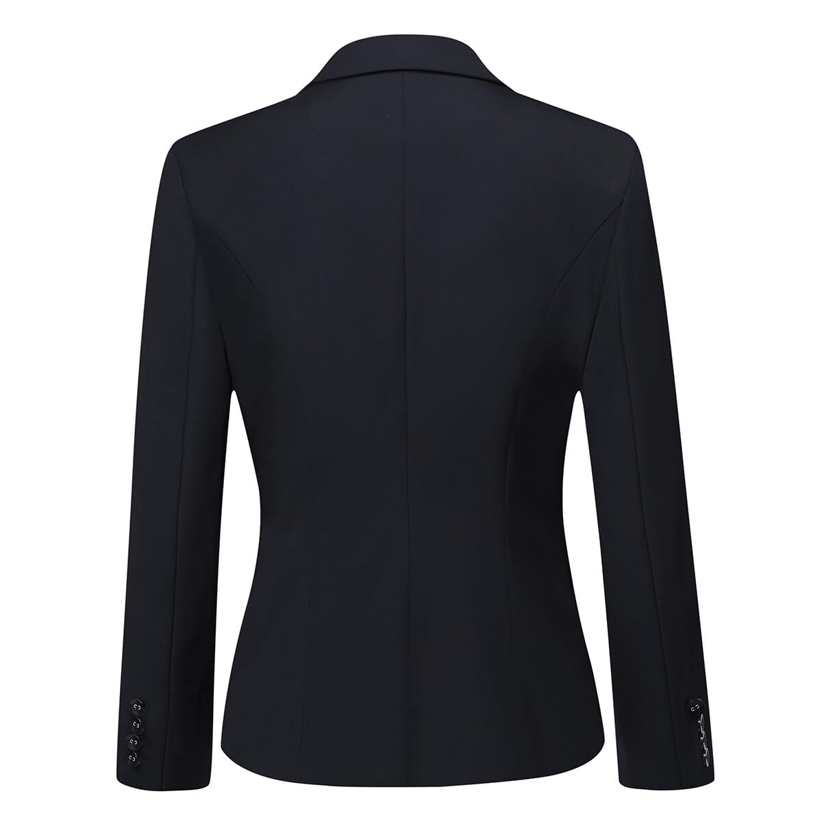 YUNCLOS Women's 2 Piece Office Lady Business Suit Set Slim Fit Blazer Pant Black