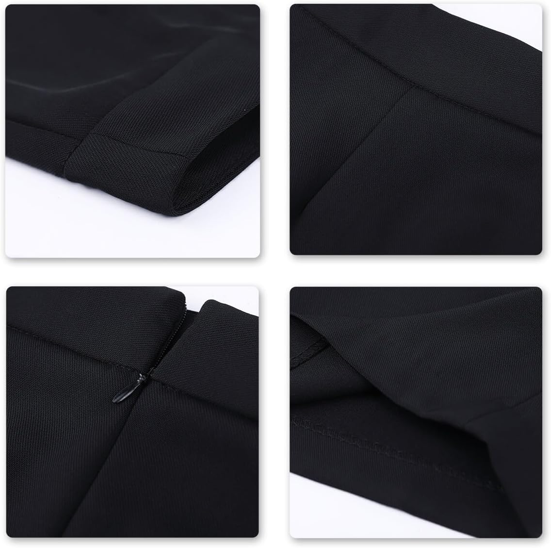 YUNCLOS Women's 2 Piece Business Dress Skirt Suit Set Office Lady Slim Fit Blazer and Skirt