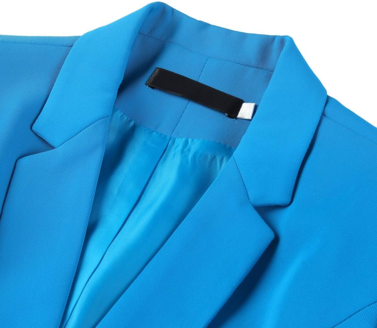 YUNCLOS Women's 2 Piece Office Lady Business Suit Set Slim Fit Blazer Pant Lake Blue