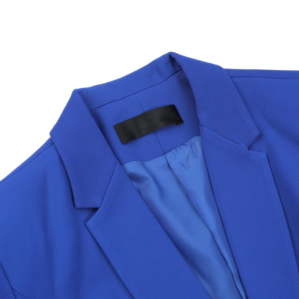YUNCLOS Women's 2 Piece Office Lady Business Suit Set Slim Fit Blazer Pant Royal Blue