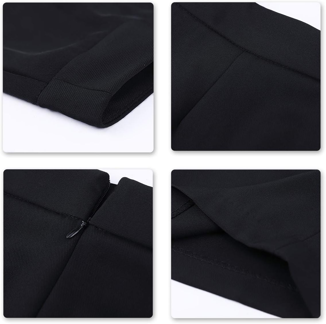 YUNCLOS Women's 2 Piece Business Dress Skirt Suit Set Office Lady Slim Fit Blazer and Skirt