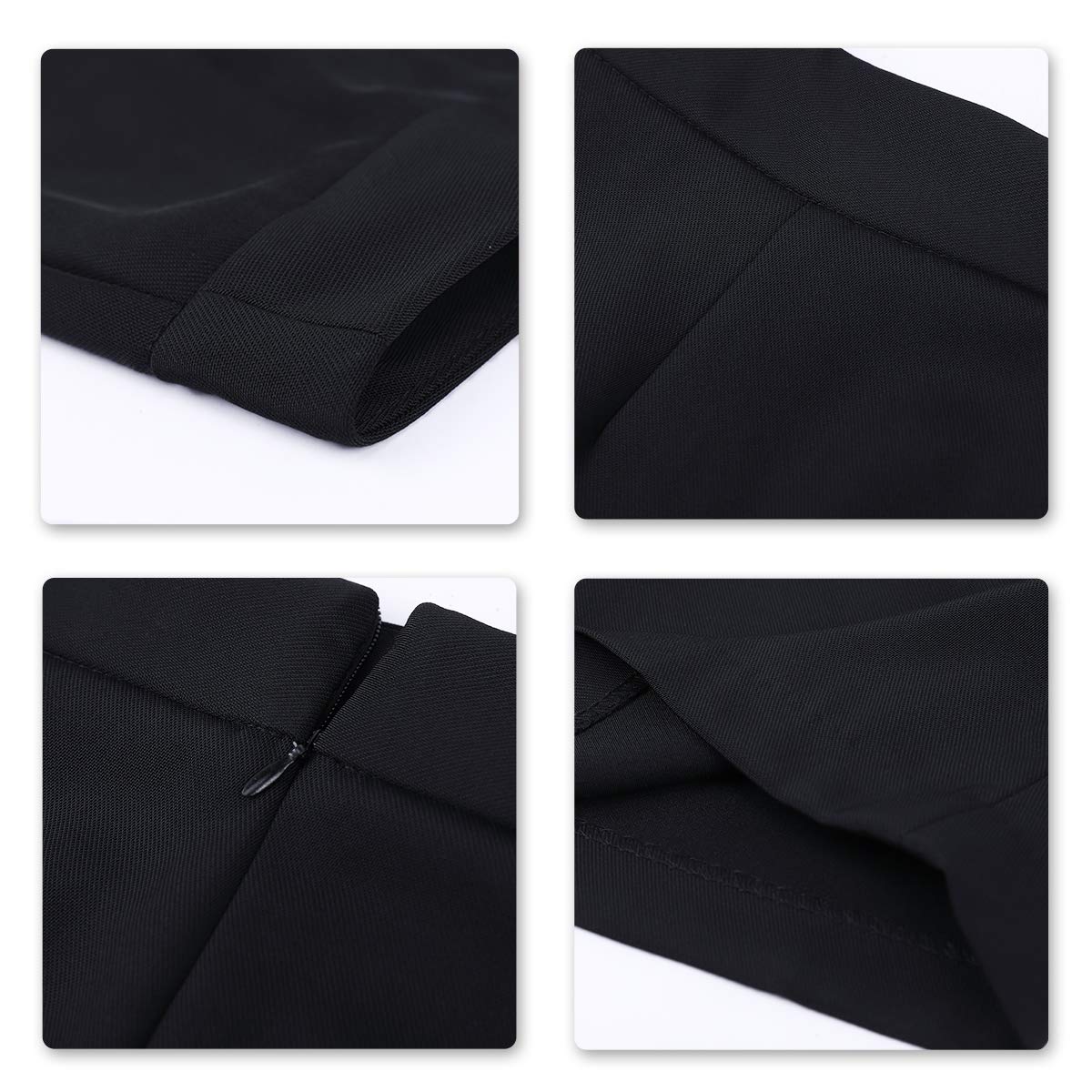 YUNCLOS Women's 2 Piece Business Dress Skirt Suit Set Office Lady Slim Fit Blazer and Skirt