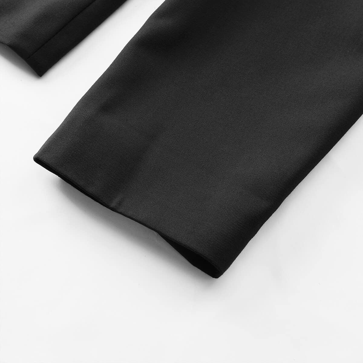 YUNCLOS Women's Casual Long Sleeve Button Slim Work Office Blazer Jacket Black