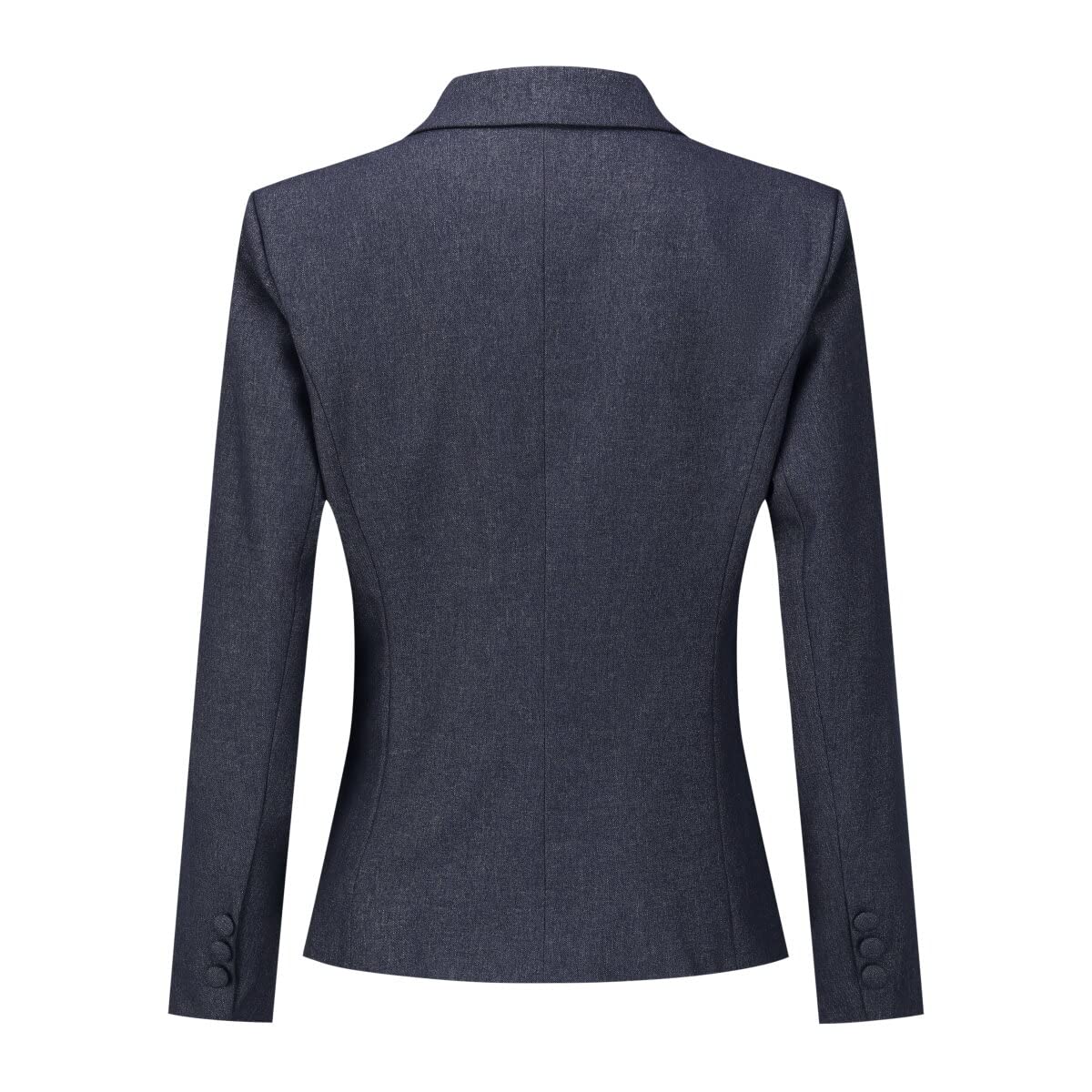 YUNCLOS Women's 2 Piece Double Breasted Suit Set Two Button Blazer and Pants Navy
