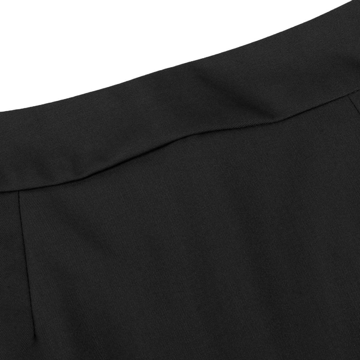 YUNCLOS Women's 2 Pieces Skirt Suit Set Long Sleeve Blazer Jacket and Pencil Skirt Black