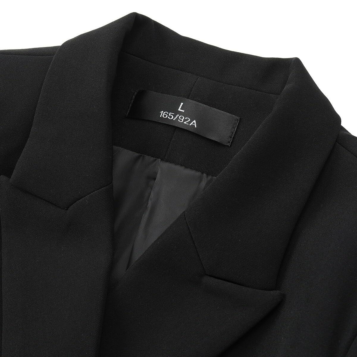 YUNCLOS Women's 2 Piece Slim Fit Work Suit Set Two Button Blazer and Pants Coal Black
