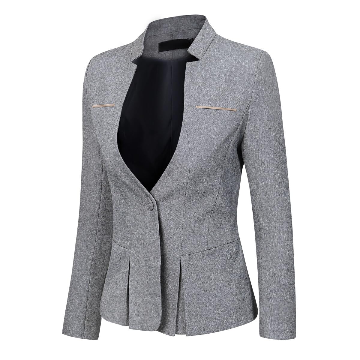 YUNCLOS Women's 2 Piece Business Skirt Suit Set Office Lady Slim Fit Blazer and Skirt