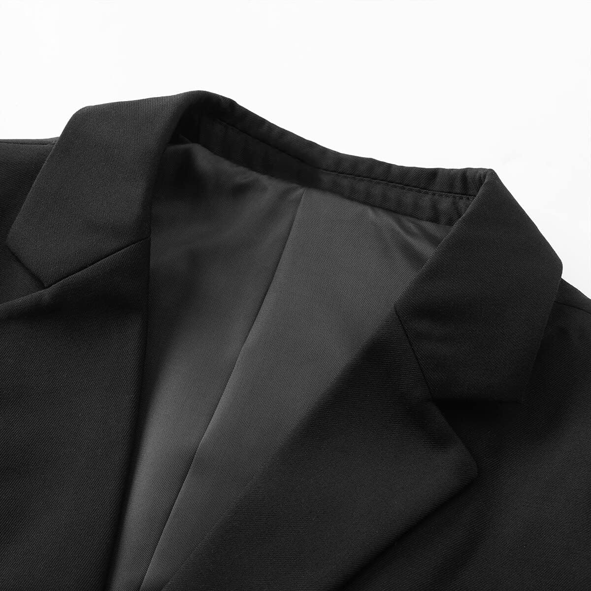 YUNCLOS Women's Casual Long Sleeve Button Slim Work Office Blazer Jacket Black