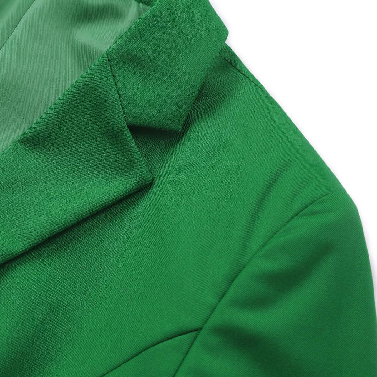 YUNCLOS Women's Casual Long Sleeve Button Slim Work Office Blazer Jacket Green