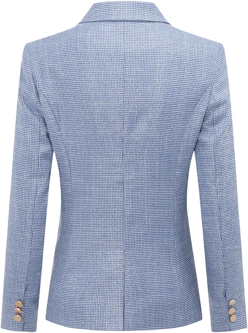YUNCLOS Women's 2 Piece Office Work Suit Set One Button Blazer and Pants