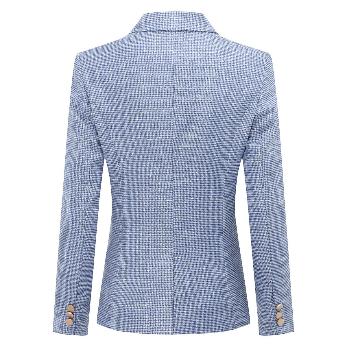 YUNCLOS Women's 2 Piece Office Work Suit Set One Button Blazer and Pants