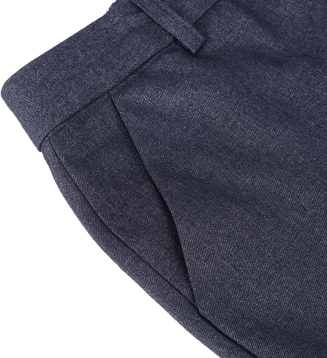 YUNCLOS Women's 2 Piece Double Breasted Suit Set Two Button Blazer and Pants Navy