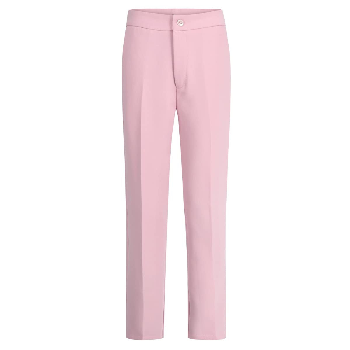 YUNCLOS Women's 2 Pieces Vintage Office Lady Suit Set 1 Button Blazer and Suit Pants Pink